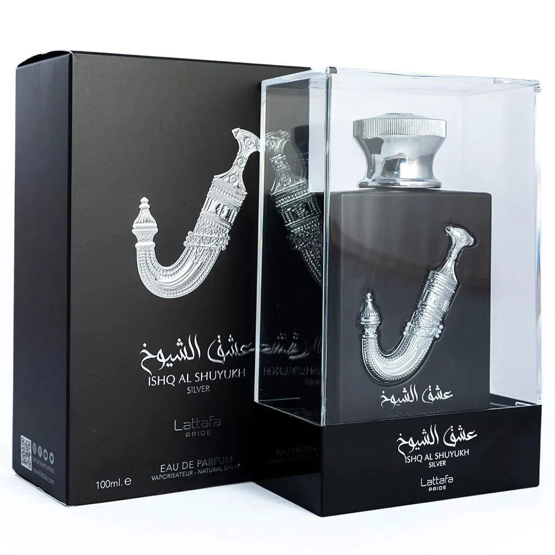 ISHQ AL SHUYUKH SILVER Lattafa perfume Unisex 100ml