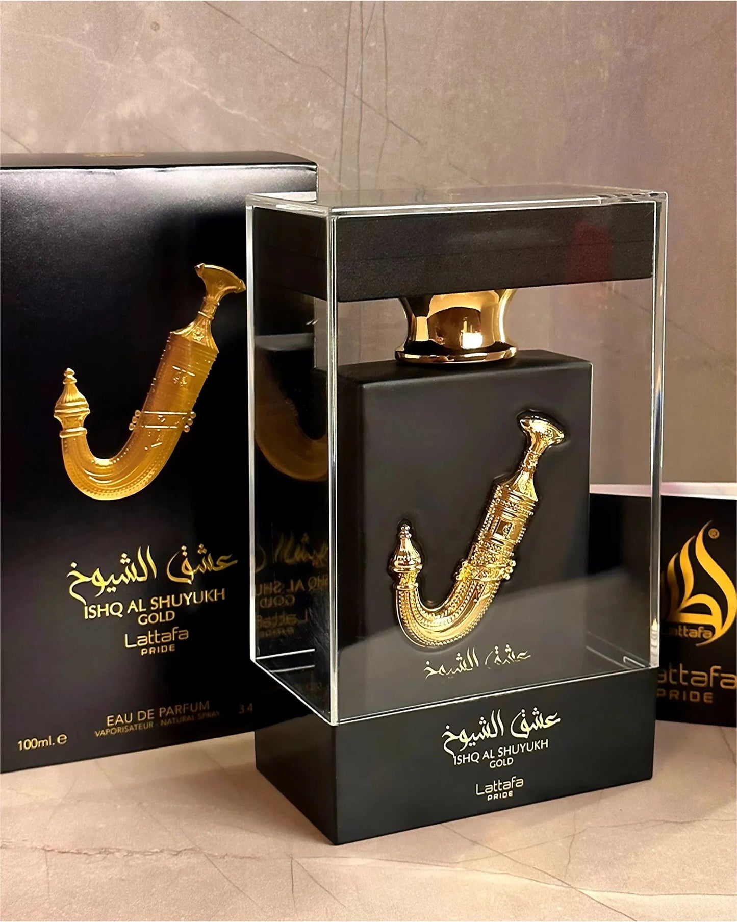 Ishq Al Shuyukh Gold Lattafa perfume Unisex 100 ml