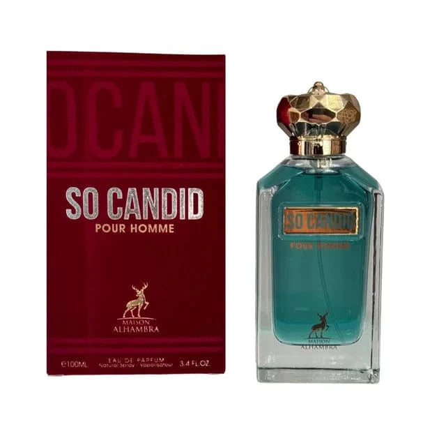 SO CANDID POUR HOMME Lattafa perfume HOMBRE 100ml