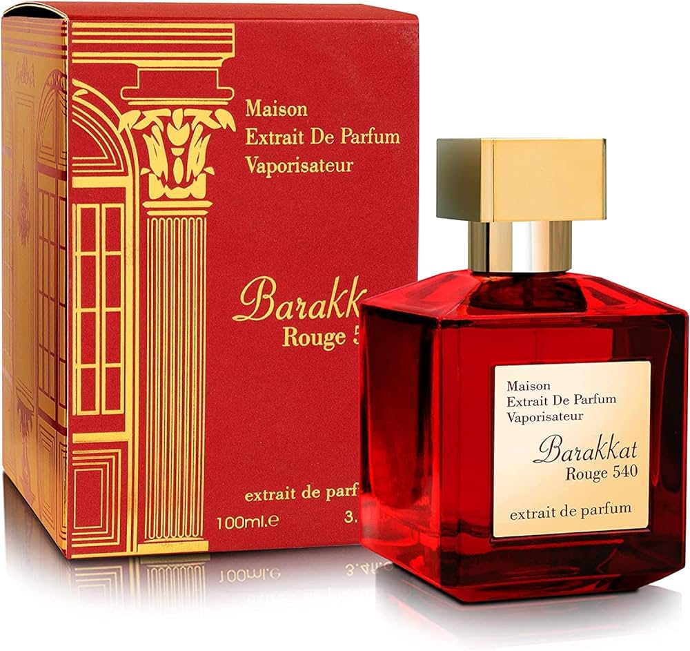 BARAKKAT ROUGE 540 EXTRAIT DE PARFUM Fragance world  Unisex 100ml