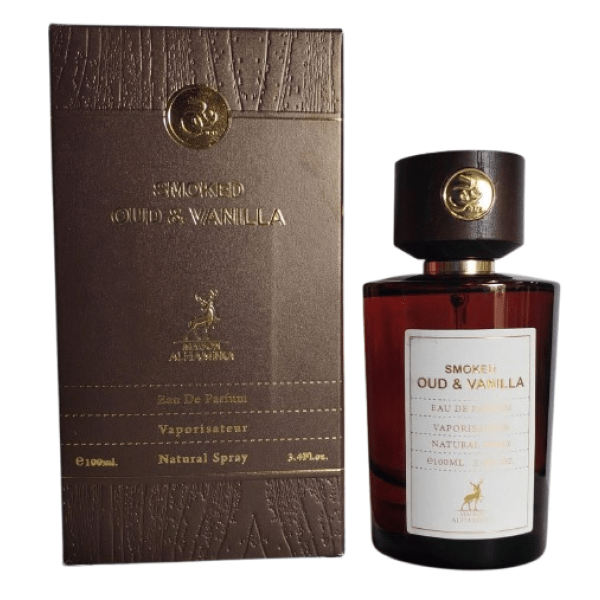 SMOKED OUD Y VAINILLA Maison alhambra perfume Unisex 100ml.