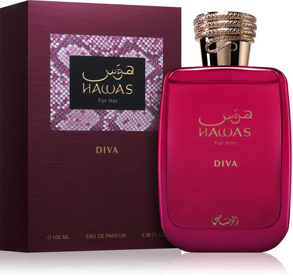 HAWAS FOR HER DIVA Rasasi perfume Mujer 100ml